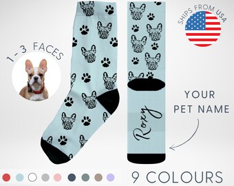 Custom Pet Socks Etsy