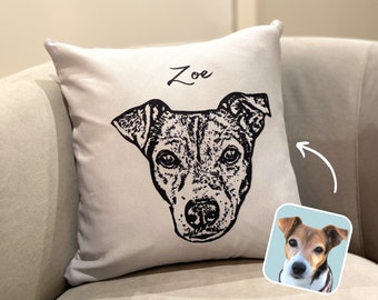 Custom Dog Pillow Pet Lover Custom Pillow mother day gift Custom Gift for Dog Mums and Dads Get your personalized Dog Pillow