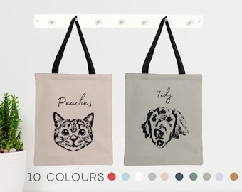 tote bag Custom photo tote tote Personalized tote bag Tote bag Custom Dog Tote Custom Face Tote