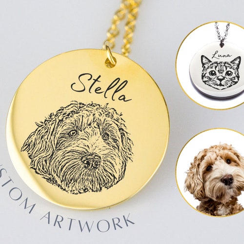 personalized cat necklace
