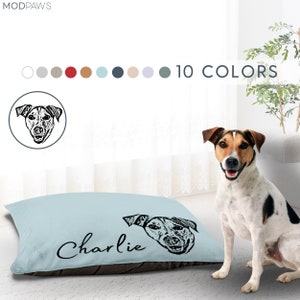 Custom Pet Bed Using Pet Photo Custom Washable Large Bed Dog Pillow Small Dog Bed Custom Cat Bed Personalized Dog Bed Custom Dog Accessories