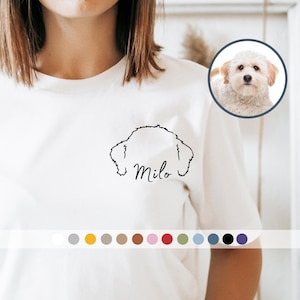 Custom Dog Ears Outline Shirt | Custom Cat Pets Ears Outline T Shirt |  Custom Dog Shirt Personalized Dog Shirt Custom Cat Shirt T-Shirts