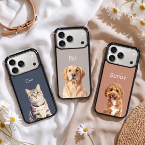 Custom Pet Phone Case Using Pet Photo + Name Custom Dog Phone Case Custom Cat Phone Case Personalized Phone Case Cat iPhone Case image 19