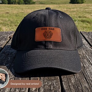 Custom Pet Hat Using Pet Photo Personalized Pet Dog Trucker Hat Custom Cat Hat Custom Pet Cap Embroidered Dog Hat Custom Dog Dad Hat Father image 2