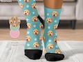 Custom Pet Photo Socks Personalized Pet Socks Custom Dog Socks Custom Cat Socks Fathers Day Gifts Cat Dad Gift Dog Dad Gifts Dog Face Sock