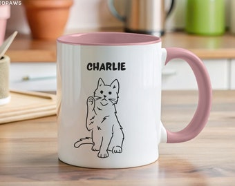 Custom Pet Mug Using Pet Photo + Name Custom Dog Mug Dog Coffee Cup Personalized Pet Mugs Dog Mom Mug Personalized Cat Dad Mug New Dog Mug