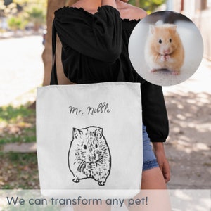 Personalisierte Hundetasche mit Haustierfoto Name Personalisierte Hundetasche Personalisiert Hund Reisetasche Bild 9