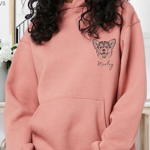 Custom Pet Hoodie Using Pet Photo + Name Custom Dog Hoodie Personalized Dog Hoody Custom Dog Custom Pet Hooded