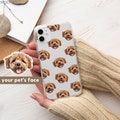 Custom Pet Phone CLEAR Case Using Pet Photo + Name Custom Dog Phone Case Custom Cat Phone Case Personalized Phone Case Cat iPhone Case