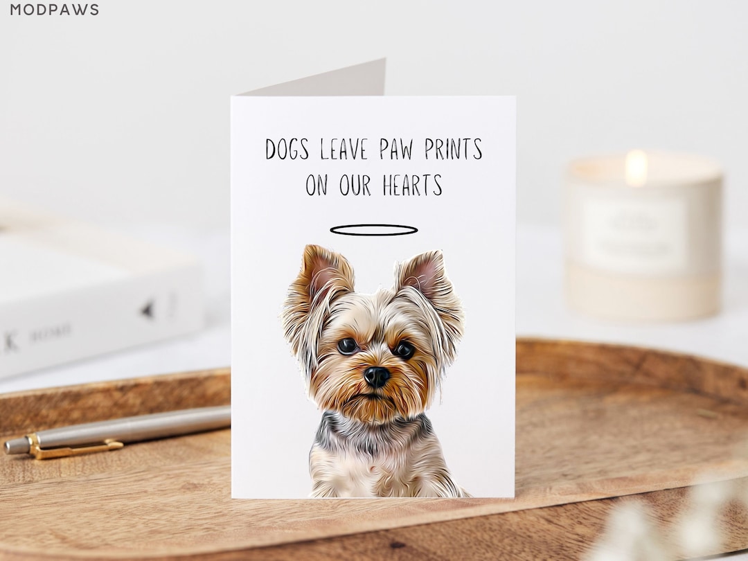 Custom Greeting Card With Pet Portrait Personalized Dog Greeting Card ...