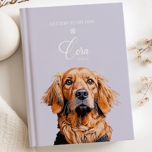 Diario con copertina rigida personalizzato con foto e nome dell'animale domestico. Quaderno con copertina rigida personalizzato per cani. Diario personalizzato. Quaderno con copertina rigida per gatti.