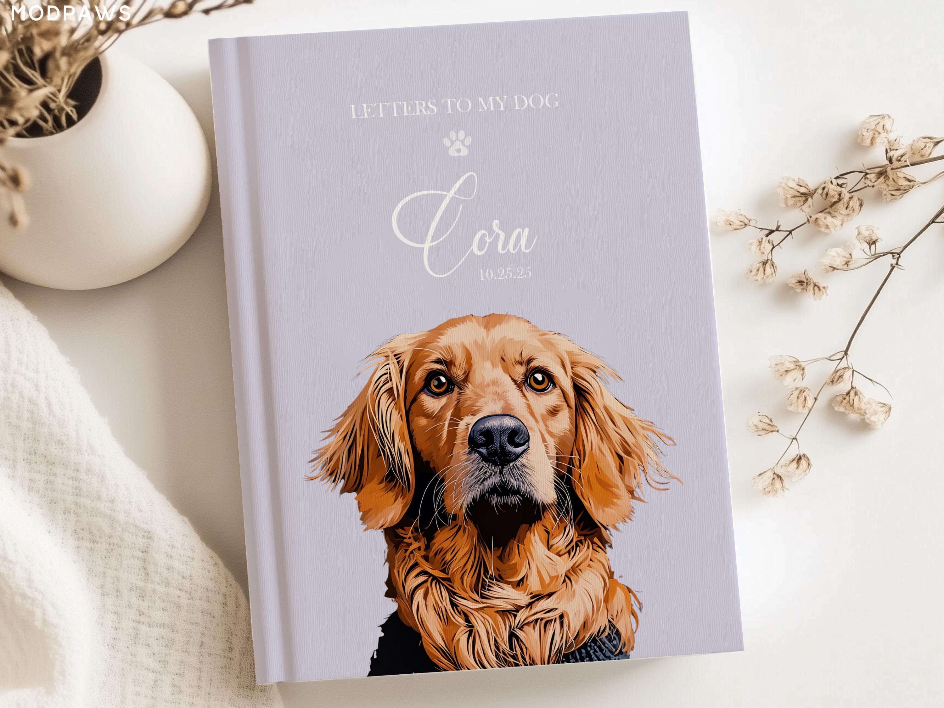 Custom Hardcover Journal with Pet Photo + Name Personalized Dog Hardcover Notebook Personalized Journal Custom Cat Planner Notebook Cover