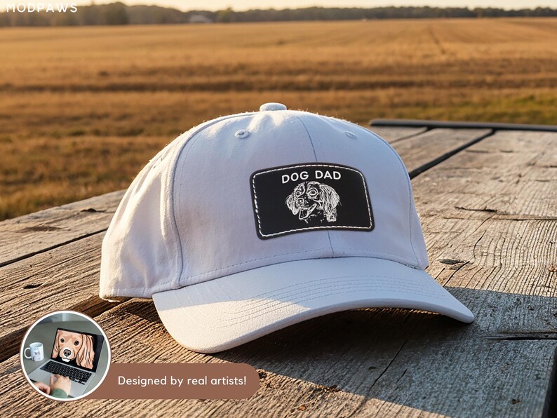 Custom Pet Hat Using Pet Photo Personalized Pet Dog Trucker Hat Custom Cat Hat Custom Pet Cap Embroidered Dog Hat Custom Dog Dad Hat Father image 7