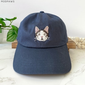 Custom EMBROIDERED Pet Hat Using Pet Photo Personalized Dog Hat Custom Cat Hat Custom Pet Cap Dog Hat Custom Dog Baseball Cap Dog Mom Hat