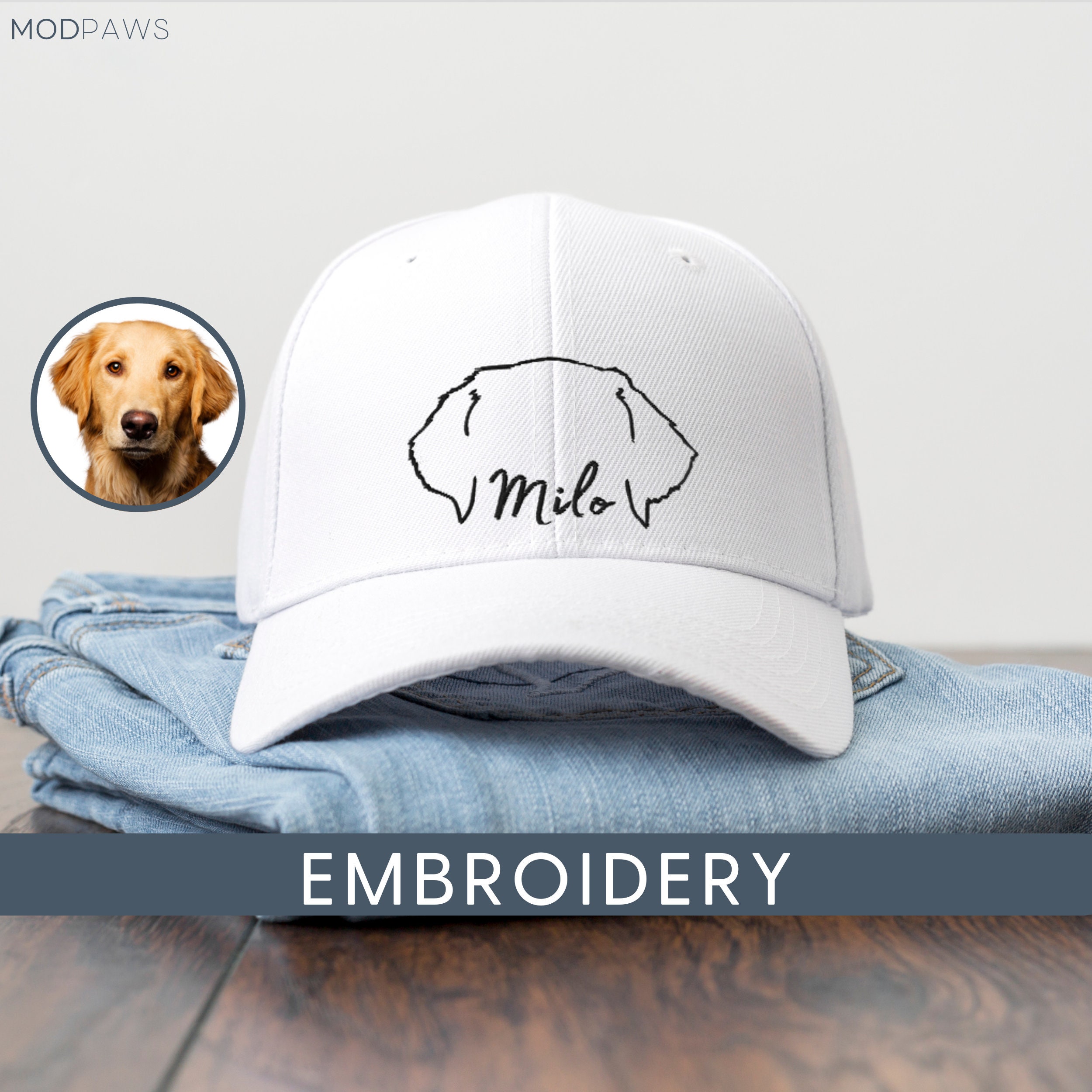 thumbnail interactive-video image 1 of DECOMELODY Pet Baseball Cap - Adjustable Dog Hat For Small Dogs & Cats In Sky Blue Cotton 1 of 10