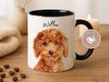 Custom Pet Mug Using Pet Photo + Name Custom Dog Mug Dog Coffee Cup Personalized Pet Mugs Dog Mom Mug Personalized Cat Dad Mug New Dog Mug