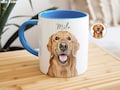Custom Pet Mug Using Pet Photo + Name Custom Dog Mug Dog Coffee Cup Personalized Pet Mugs Dog Mom Mug Personalized Cat Dad Mug New Dog Mug