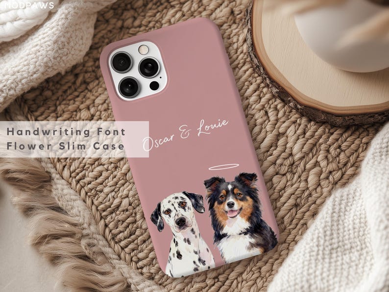Custom Pet Phone Case Using Pet Photo + Name Custom Dog Phone Case Custom Cat Phone Case Personalized Phone Case Cat iPhone Case image 10