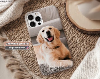 Custom Pet Phone Case Using Pet Photo Personalized Dog Phone Case Custom Cat Phone Case Personalized Phone Case Cat iPhone Case Samsung Case