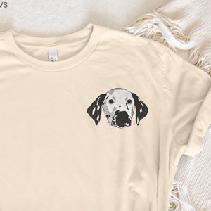 Custom EMBROIDERED Pet Shirt Pet Photo Name Custom Dog Shirt Personalized Dog Shirt Custom Dog T Shirts Custom Cat Shirt T-Shirts image 4