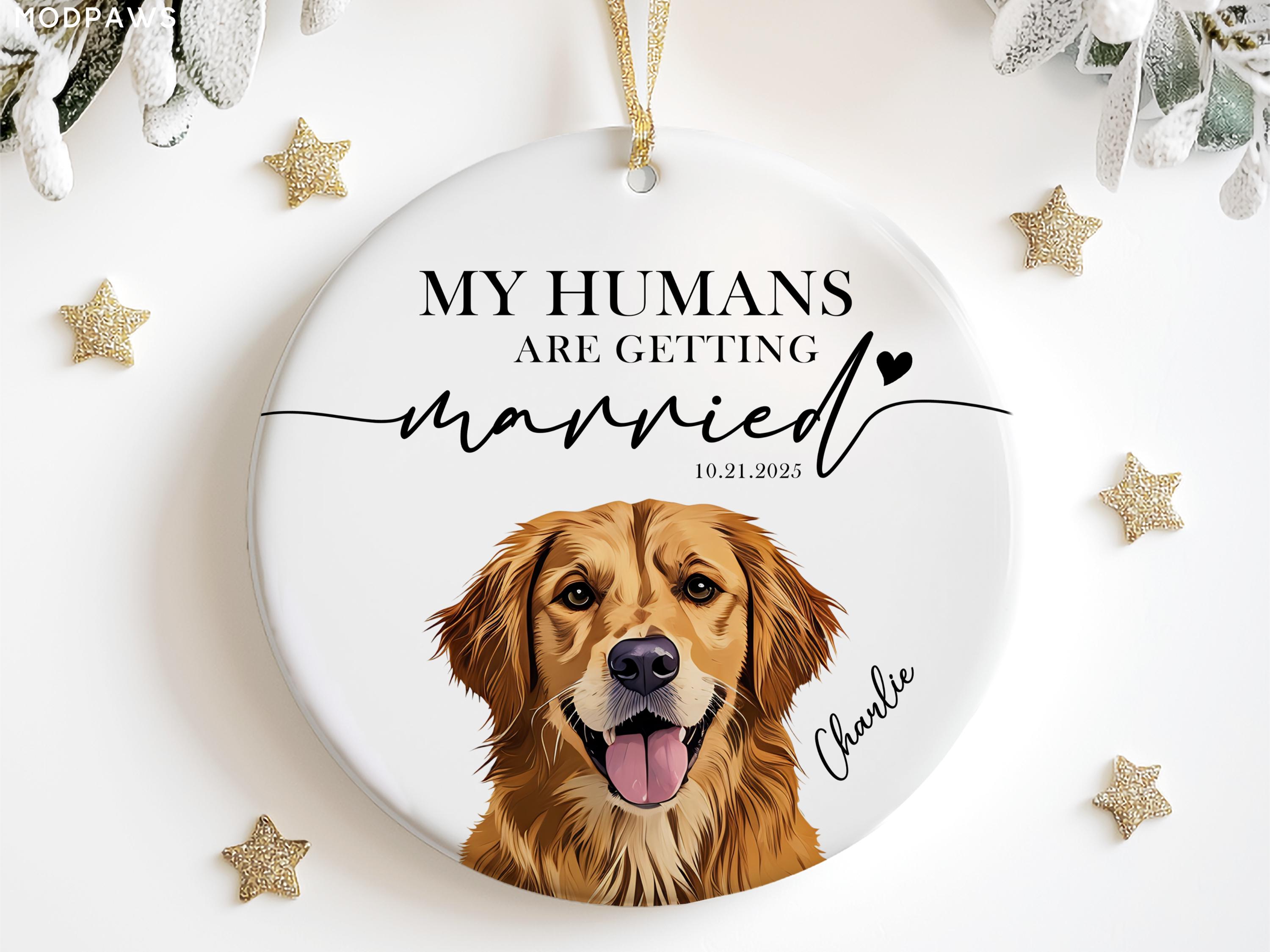 You Me And The Dogs Embracing Couple Personalized Circle Ornament