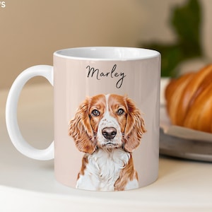 Custom Pet Mug Using Pet Photo Name Custom Dog Mug Dog Coffee Cup Personalized Pet Mugs Dog Mom Mug Personalized Cat Dad Mug New Dog Mug image 4