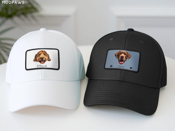 Custom Pet Hat Using Pet Photo Personalized Dog Hat Custom Cat Hat Custom Pet Cap Embroidered Dog Hat Custom Dog Baseball Cap Dog Mom Hat