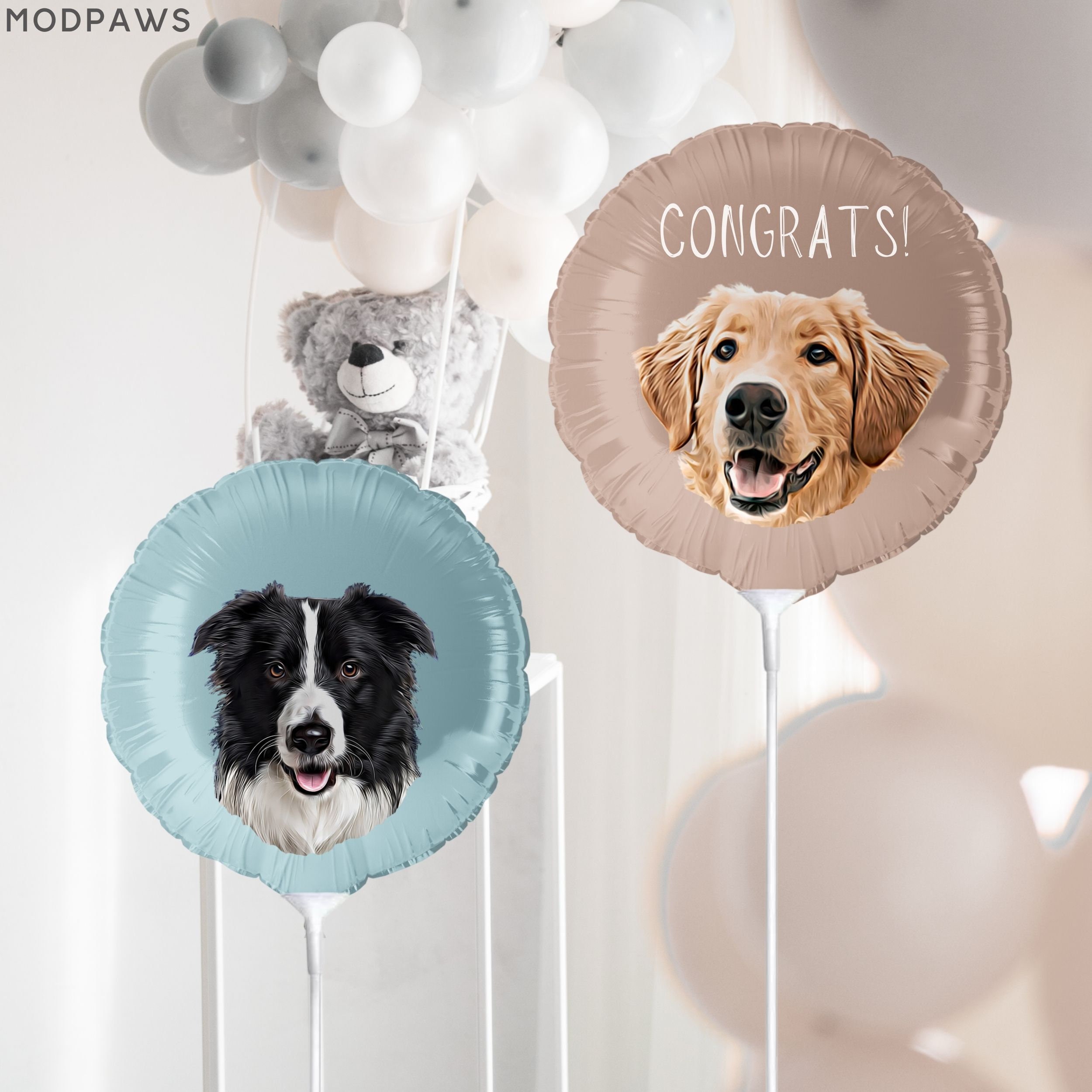 Siphus Palloncini Cane Patrol, 8 Pezzi Palloncini Compleanno, Addobbi Compleanno Bambini, Set Decorazioni Palloncini Foil per Feste di Compleanno per Ragazzi e Ragazze