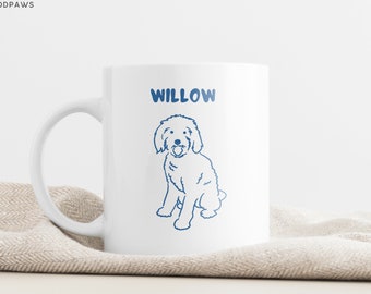 Custom Pet Mug Using Pet Photo + Name Custom Dog Mug Dog Coffee Cup Personalized Pet Mugs Dog Mom Mug Personalized Cat Dad Mug New Dog Mug