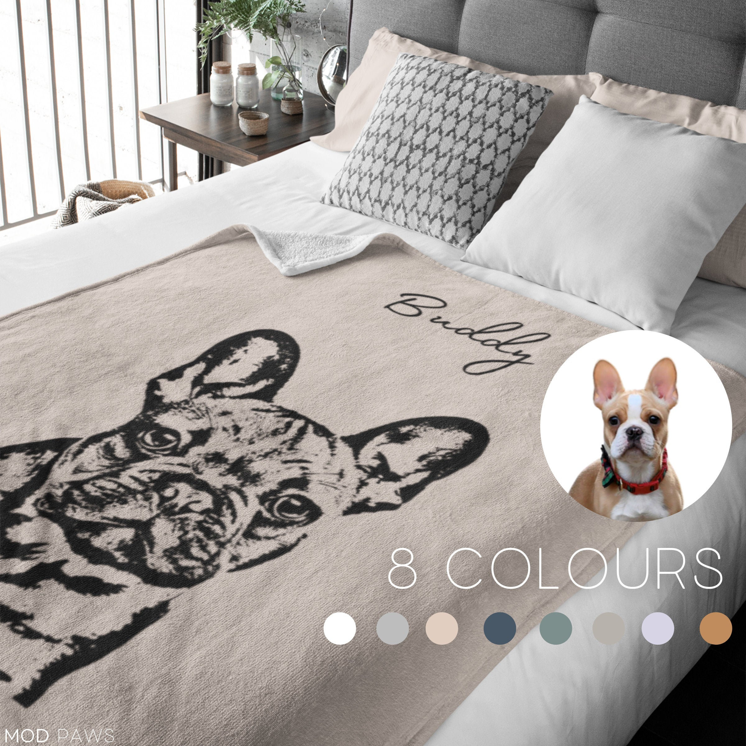 custom dog blanket