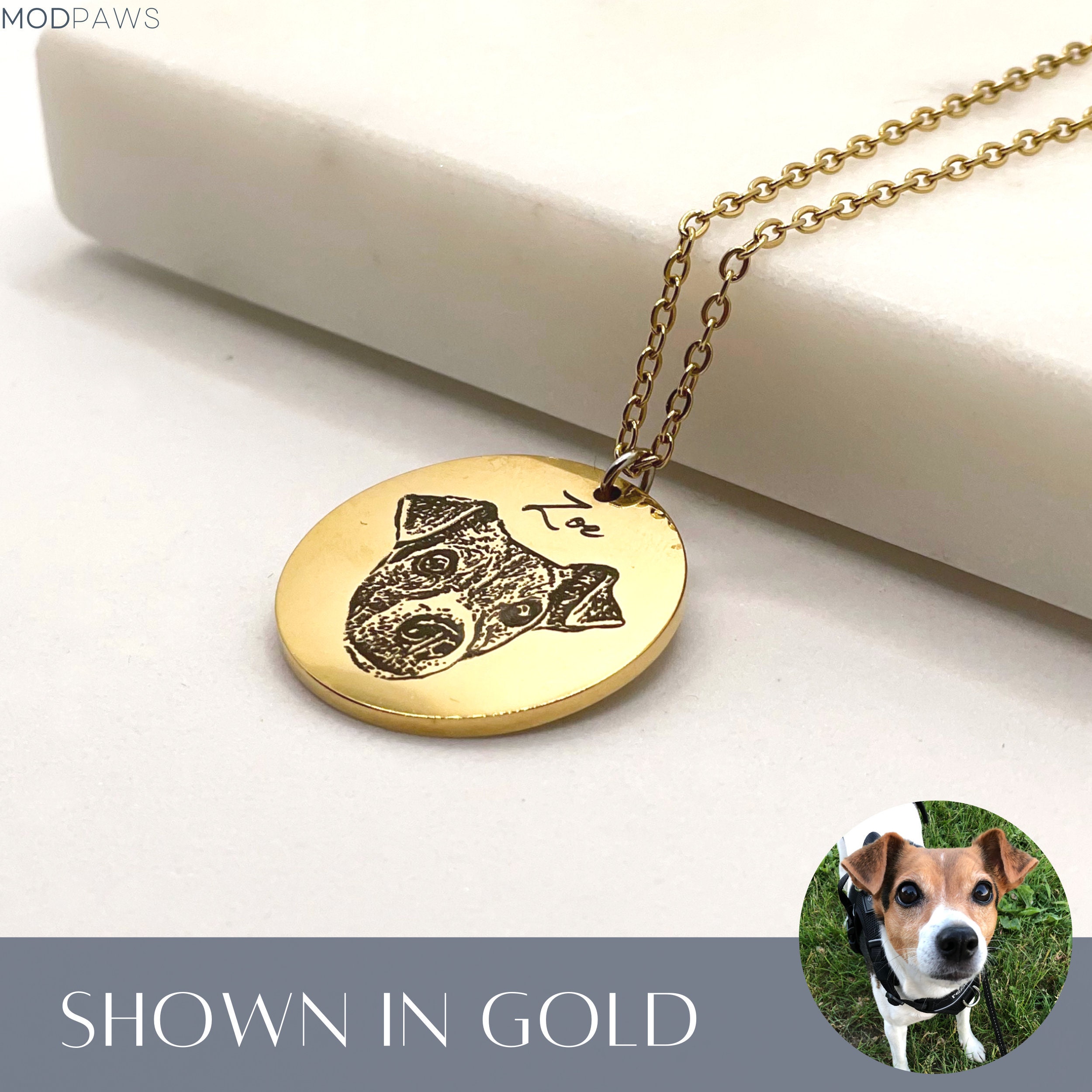 Custom Pet Necklace Using Pet Photo Name Custom Cat Necklace Etsy UK