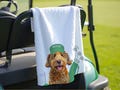 Custom Pet Golf Towel Using Pet Photo + Pet Name Personalized Dog Golf Towels Custom Cat Golf Towels Personalised Dog Towel Custom Cat Towel