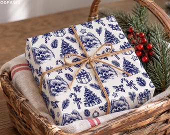 Individuell gestaltetes Geschenkpapier mit Tiermotiven, bedruckt mit Fotos von Hunden und Katzen – Geschenkpapier für Geburtstage
