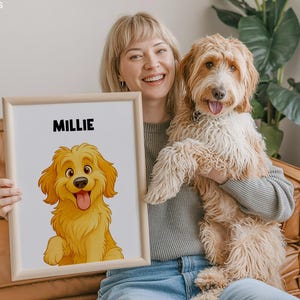 Custom Character Pet Portraits Using Pet Photo Personalized Digital Dog Portraits Cat Portraits Custom Dog Portraits Custom Pet Drawing