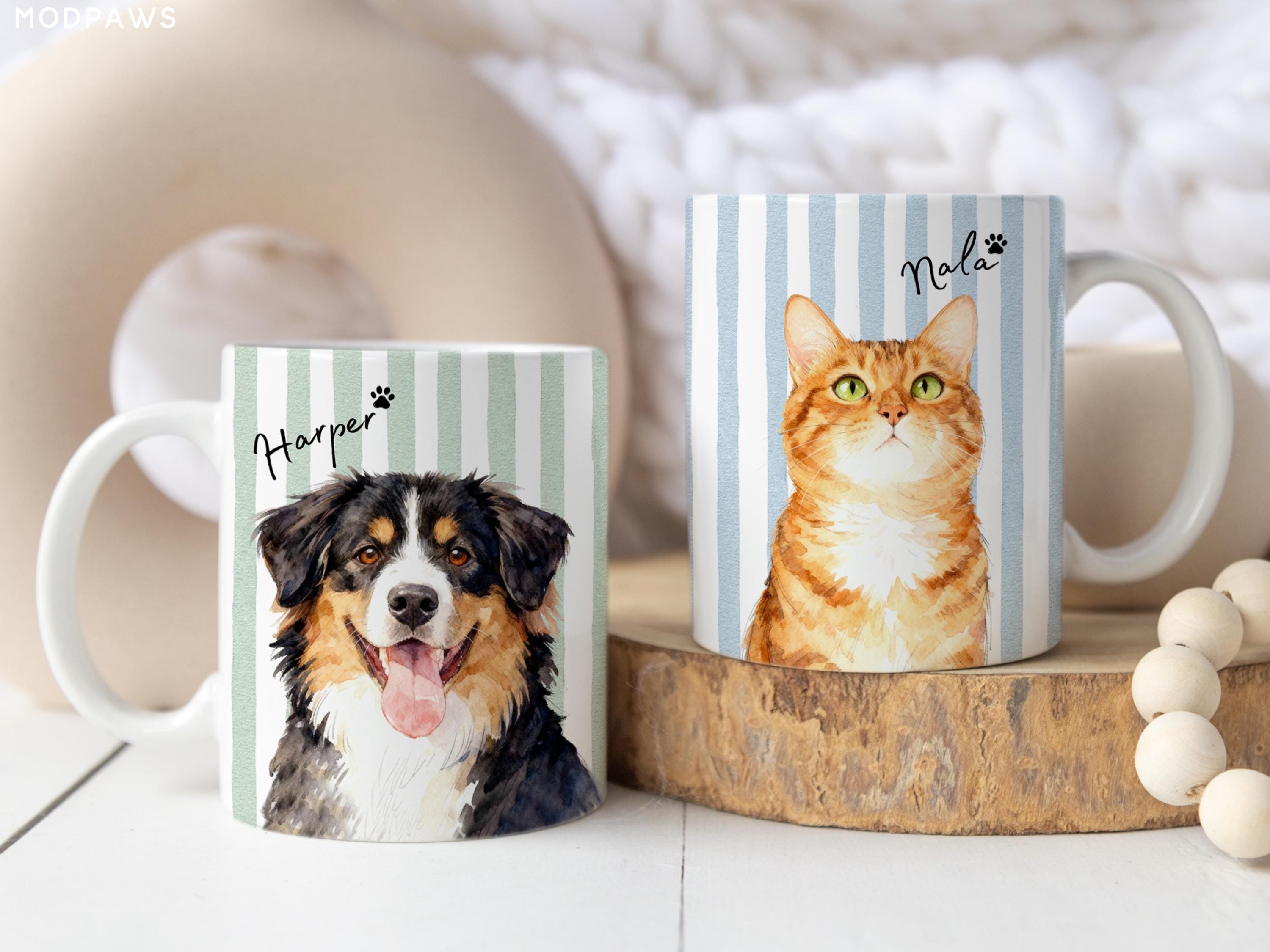 Taza Mascota Personalizada Con Nombre. Modelo Shar Pei Con Grabado