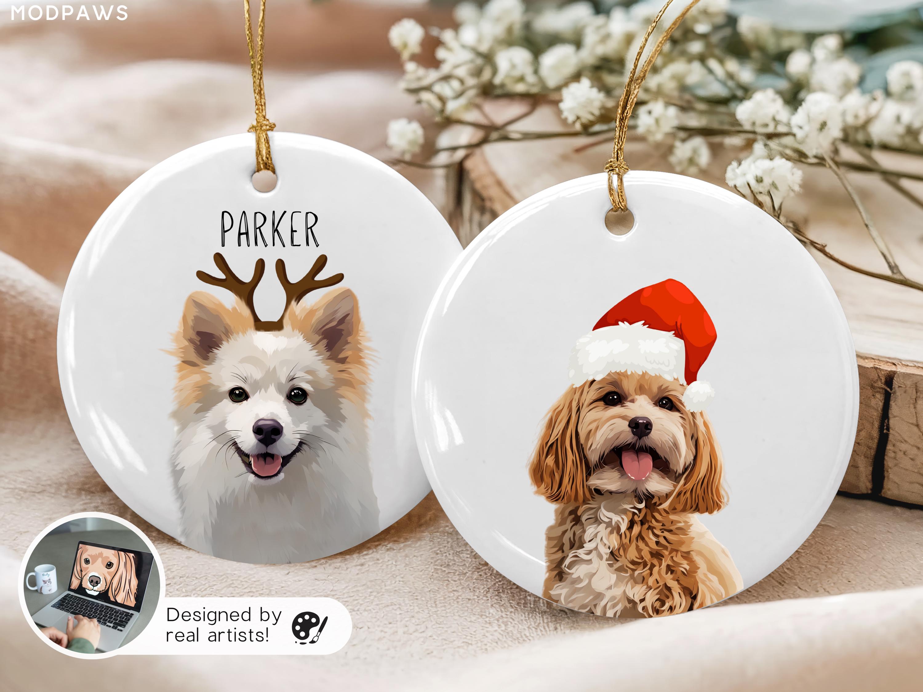 Personalized Pet Ornament Using Pet's Photo + Name - Custom Cat ...
