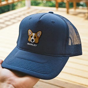 Custom EMBROIDERED Pet Hat Using Pet Photo Personalized Dog Hat Custom Cat Hat Custom Pet Cap Dog Hat Custom Dog Baseball Cap Dog Dad Gifts
