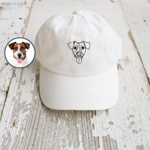 Custom EMBROIDERED Pet Hat Using Pet Photo Personalized Dog Hat Custom ...