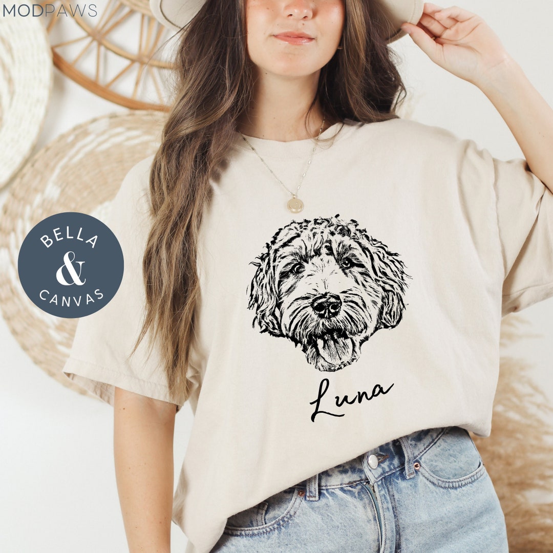 Custom Pet Shirt Pet Photo Name Custom Dog Shirt Personalized Dog Shirt