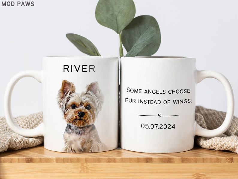 Custom Pet Mug Using Pet Photo Name Custom Dog Mug Dog Coffee Cup Personalized Pet Mugs Dog Mom Mug Personalized Cat Dad Mug New Dog Mug image 1