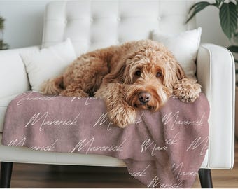Aangepaste huisdierdeken met huisdiernaam Gepersonaliseerde hondendeken Hondendekens aanpassen Kat fotodeken Huisdier fotodeken voor hond Vader cadeau moeder