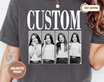 Camiseta personalizada con foto de mascota, Camiseta vintage para perro Comfort Colors, Camiseta personalizada con foto y nombre para perro, Camiseta personalizada para gato, Camiseta para amantes de los perros