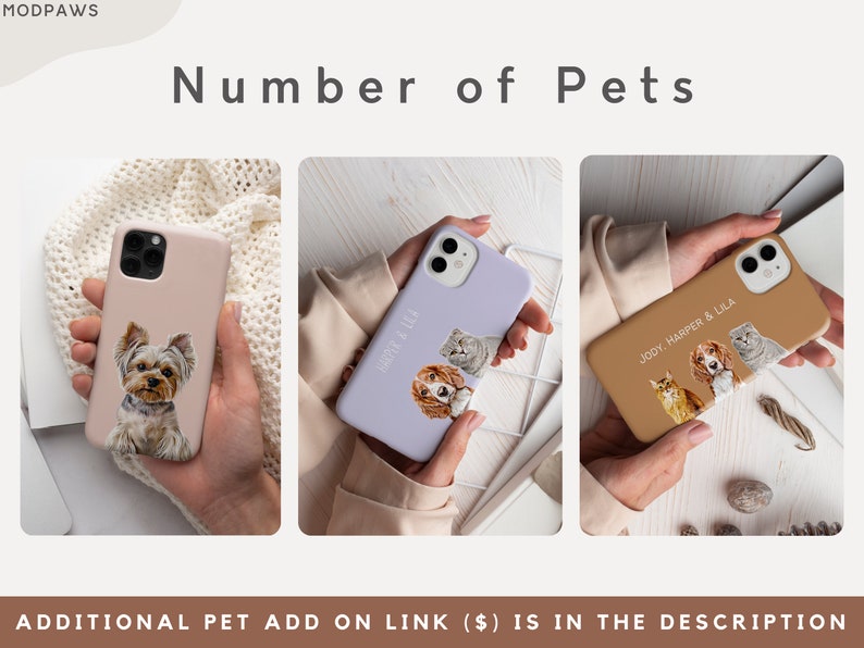 Custom Pet Phone Case Using Pet Photo Name Custom Dog Phone Case Custom Cat Phone Case Personalized Phone Case Cat iPhone Case image 6