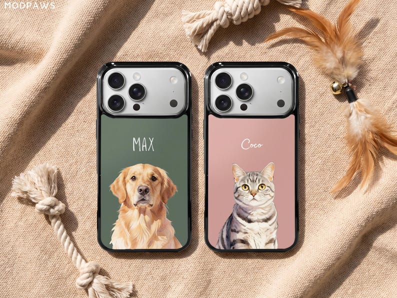 Custom Pet Phone Case Using Pet Photo + Name Custom Dog Phone Case Custom Cat Phone Case Personalized Phone Case Cat iPhone Case image 20