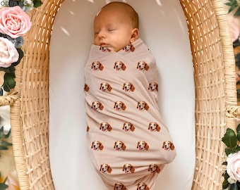 Personalisierte Haustier Baby Decke mit Haustier Foto + Name Personalisierte Hunde Portrait Decke Personalisierte Hundedecken Katze Bild Decke Haustier Foto Hund Papa