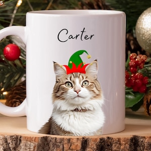 Custom Pet Mug Using Pet Photo + Name Personalized Dog Mug Cat Coffee Cup Customize Pet Mugs Mom Mug Personalized Cat Dad Mug Christmas
