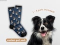 Custom Pet Photo Socks Personalized Pet Socks Custom Dog Socks Custom Cat Socks Fathers Day Gifts Cat Dad Gift Dog Dad Gifts Dog Face Socks