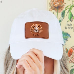 Custom EMBROIDERED Pet Hat Using Pet Photo Personalized Dog Hat Custom Cat Hat Custom Pet Cap Dog Hat Custom Dog Baseball Cap Dog Mom Hat