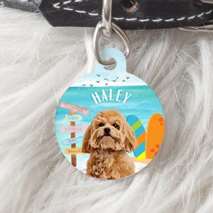 Custom Dog Tags for Collars  Using Pet Photo + Name Cat ID Tags Name Dog Tag Pet ID Tags Personalized Dog Tags Cat ID Tags Dog Tags Cat Tag