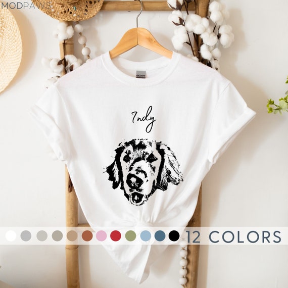 Personalized Dog Shirts for Humans Custom Dog T-shirts Kid Shirt White Xs